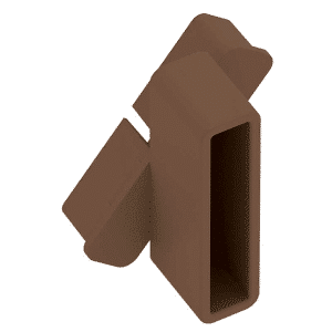 Alumawood LOUVRE BRACKET PACK 
TERRAIN - powder coated aluminium
(suits 65x16.5mm slat; includes 1 x left bracket, 1 x right bracket and 2 screws) - TR
