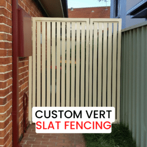 Custom Vert Slat Gates x2