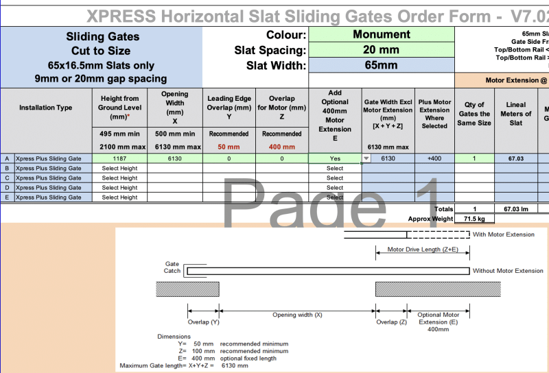 Custom Sliding Gate - Tom - 5.9m - Image 2