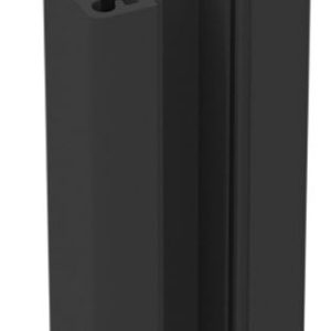 50x25mm - 1400mm - HALF POST - BLACK