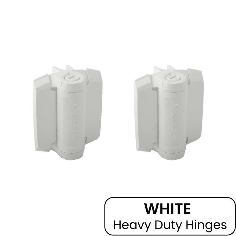 D&D Tru Close - HINGE SET | White