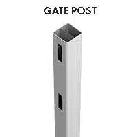 3 RAIL FENCING - 1 Way Gate Post - 2050H