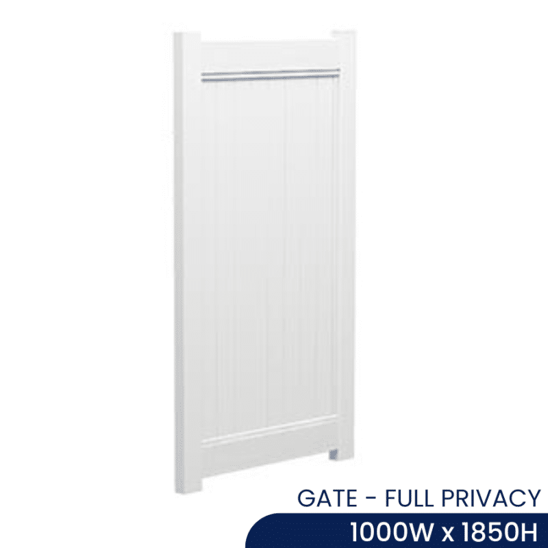 FULL PRIVACY - Hamptons Gate - 1000W x 1850H
