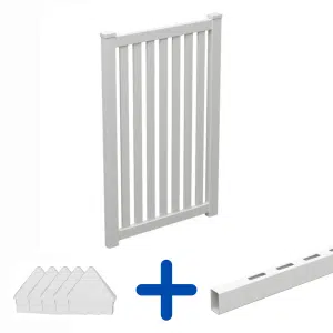 VERTICAL PICKET KIT: Gate Panel - 1205W x 1850H